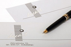 Office communication devices, business forms