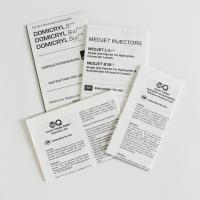 Folded patient information leaflets
