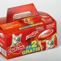 Multipack konzervek számára kraft kartonból