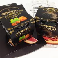 Zollai product packagings - matte dispersion varnish, shiny UV spot varnish and hot-foil stamping
